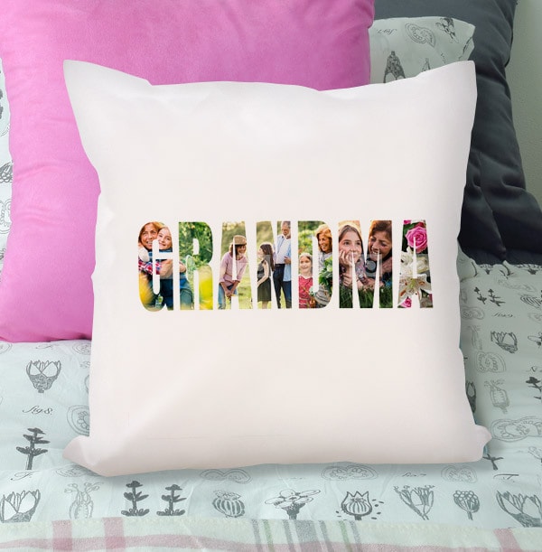 Grandama Photo Upload Cushion