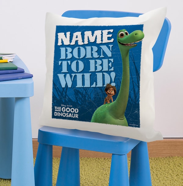 ZDISC The Good Dinosaur Personalised Cushion - Born to be Wild