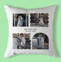 Tap to view Wedding Multi Photo Personalised Cushion