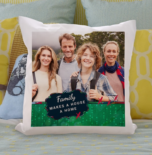 Make a House a Home Photo Cushion