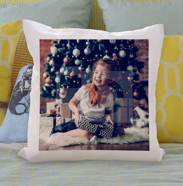 Christmas Full Photo Upload Personalised Cushion