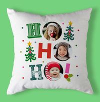 Tap to view Ho Ho Ho! Multi Photo Cushion