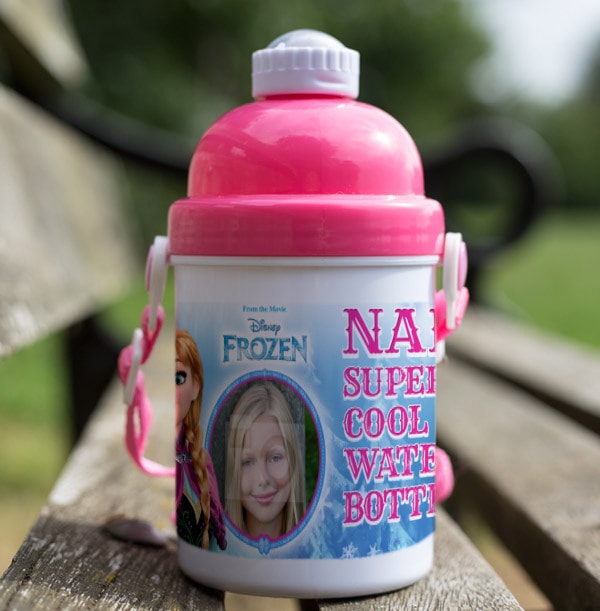 ZDISC Disney Frozen Photo Water Bottle - Anna & Elsa