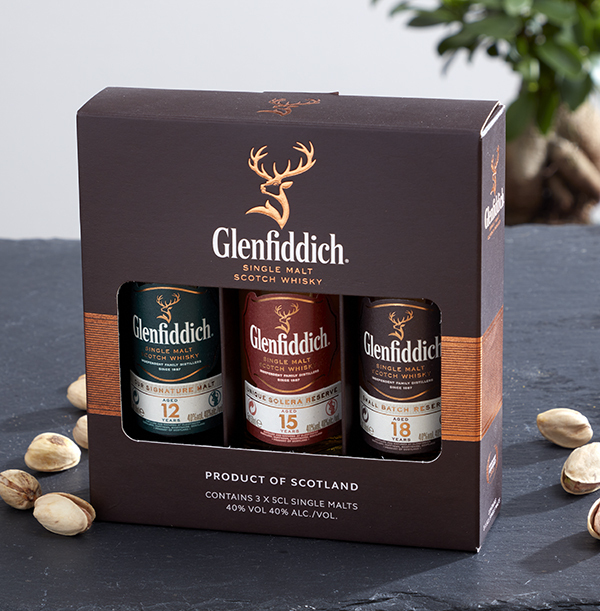 ZDISC 25.07.23 Glenfiddich Whisky Miniature Gift Pack