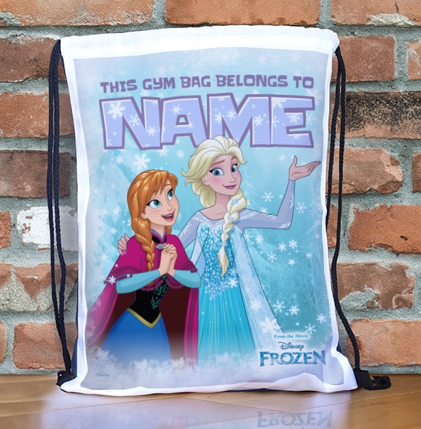 ZDISC Anna & Elsa Gym Bag - Disney Frozen