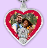 Tap to view Me To You Heart Shaped Photo Keyring