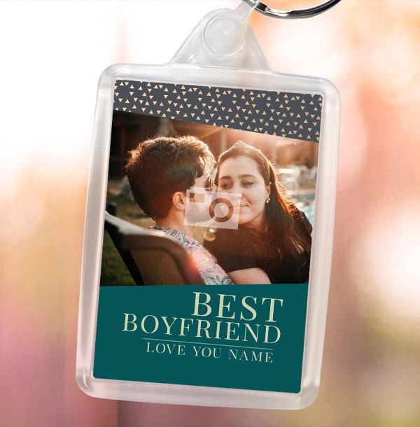 Best Boyfriend Photo Keyring