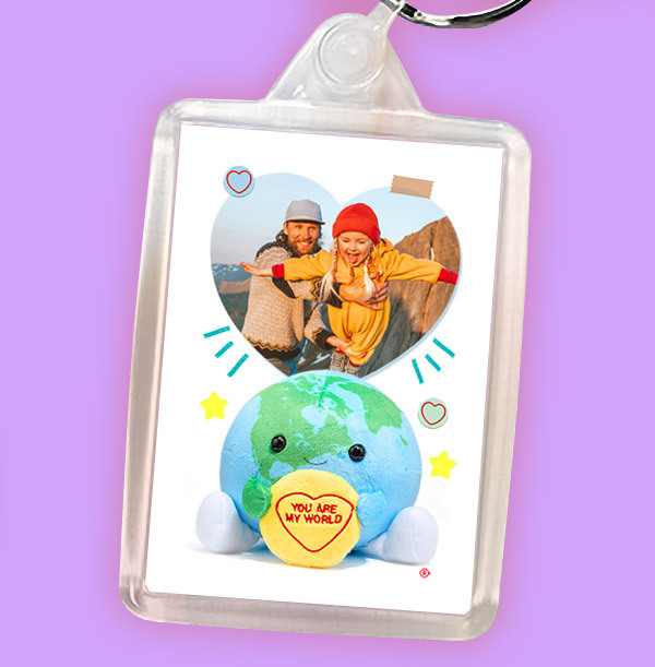 Swizzels You Are My World Photo Upload Keyring