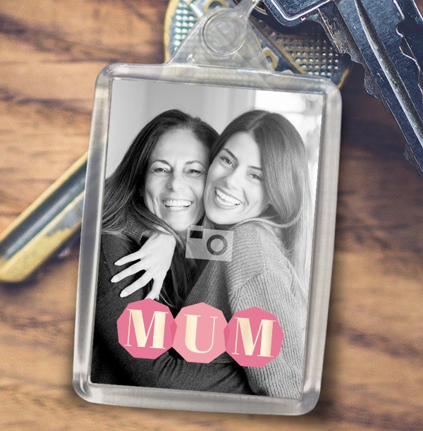 MUM Photo Keyring