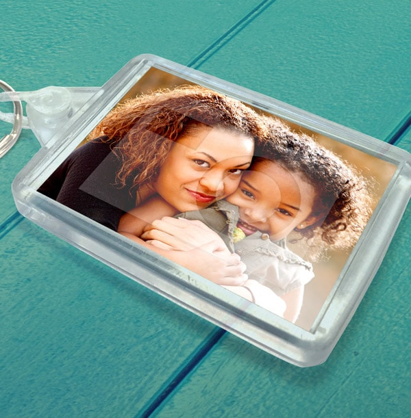 Mum Full Photo Keyring - Landscape