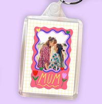 Tap to view Mum Floral Photo Keyring