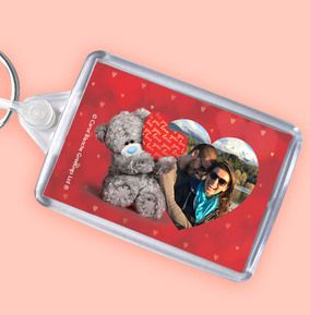 Photo of Me To You Valentine's Day Heart Photo Keyring