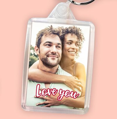 Tap to view Love You Full Photo Keyring