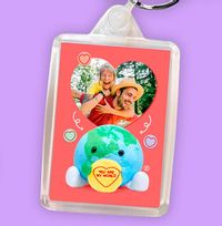 Tap to view Swizzels Love Hearts You Are My World Photo Keyring