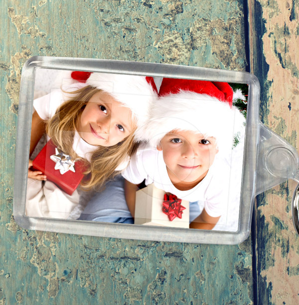 Christmas Full Photo Landscape Keyring