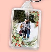 Tap to view Festive Full Photo Keyring- Portrait