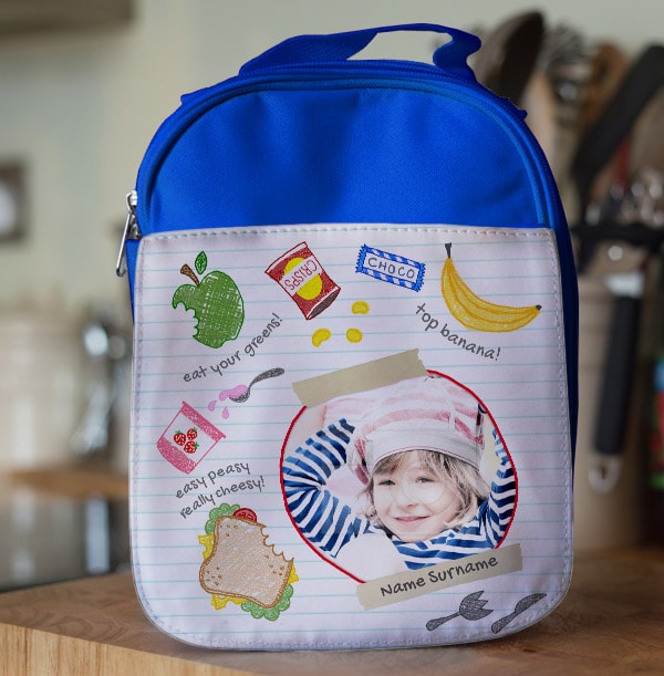 ZDISC School Themed Personalised Lunch Bag
