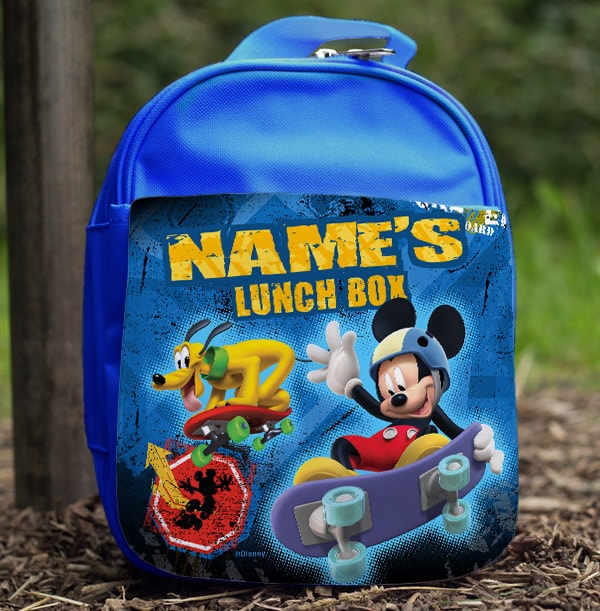 ZDISC Mickey Mouse Skateboarding Lunch Bag