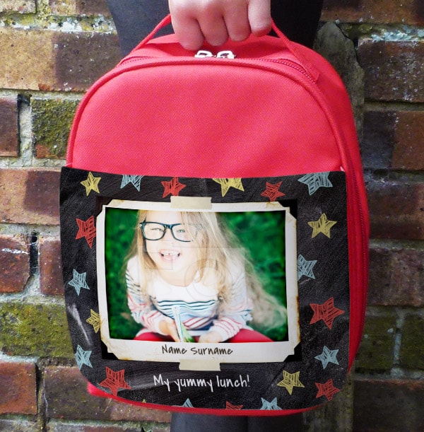 ZDISC Chalk & Stars Personalised Lunch Bag