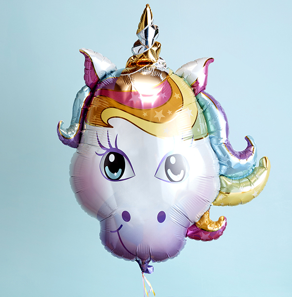 Magical Unicorn Head Balloon - Large