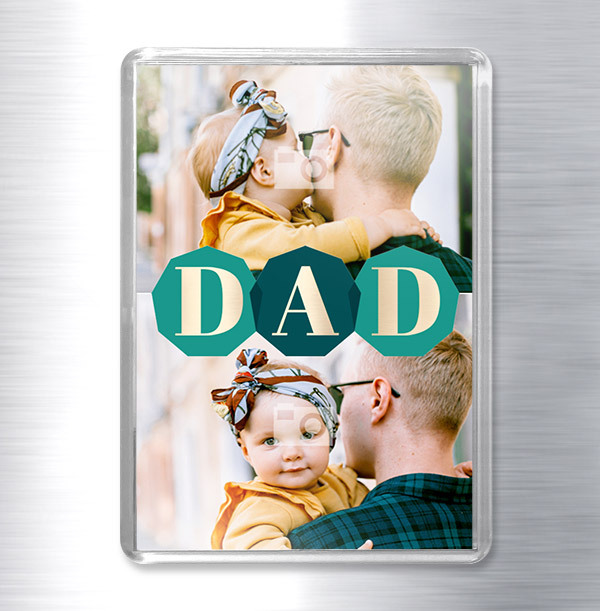 Dad multi photo Magnet