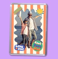 Tap to view Cool Dad's Club Photo Personalised Magnet