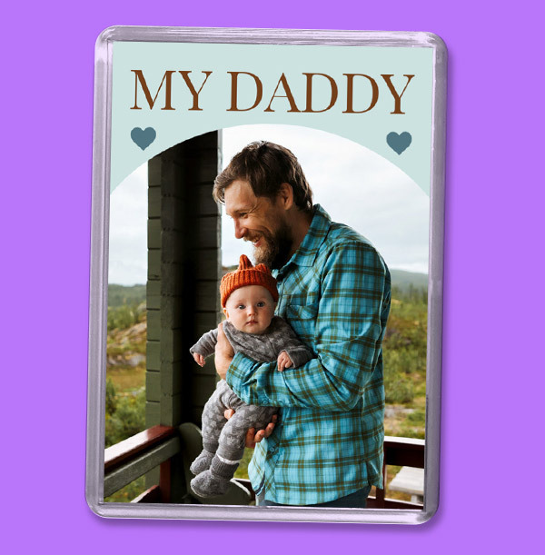 My Daddy Photo Personalised Magnet