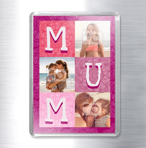 3 Photo Magnet for Mum