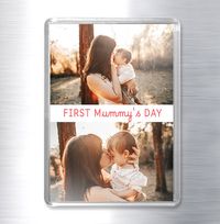 First Mummy's Day Photo Magnet - Portrait