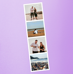 Engagement Photo Strip Magnet
