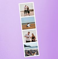 Tap to view Engagement Photo Strip Magnet
