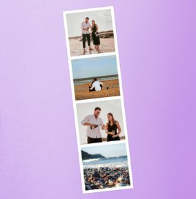 Photo of Engagement Photo Strip Magnet
