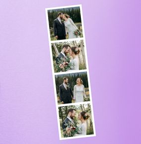 Photo of Wedding Photo Strip Magnet