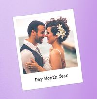 Tap to view Personalised Date Retro Photo Magnet
