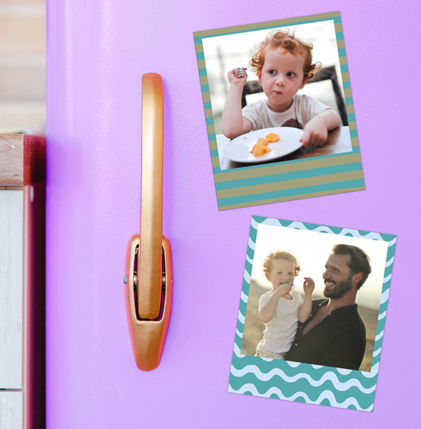 Personalised Photo Magnet Pattern Background
