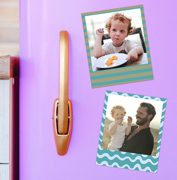 Photo of Personalised Photo Magnet Pattern Background