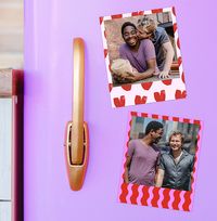 Tap to view Retro Style Personalised Photo Magnet Patterns