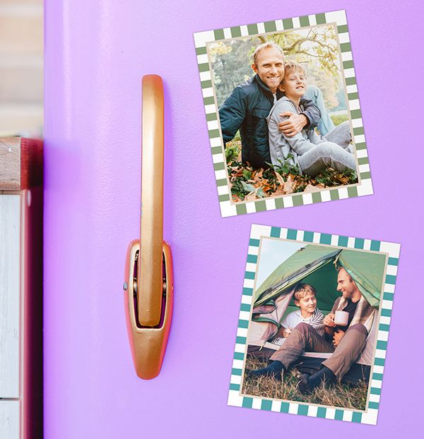 Photo of Full Photo Stripe Border Magnet