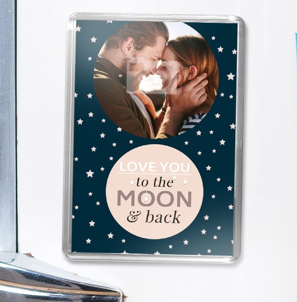 To The Moon & Back Photo Magnet