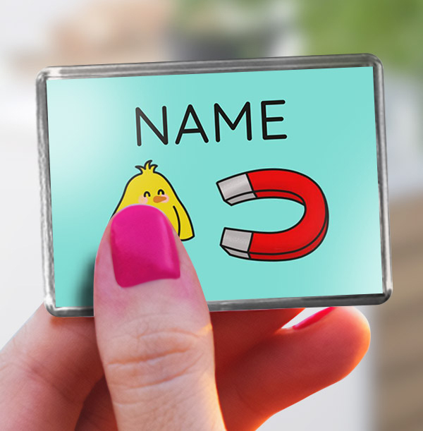 'Chick Magnet' Personalised Fridge Magnet