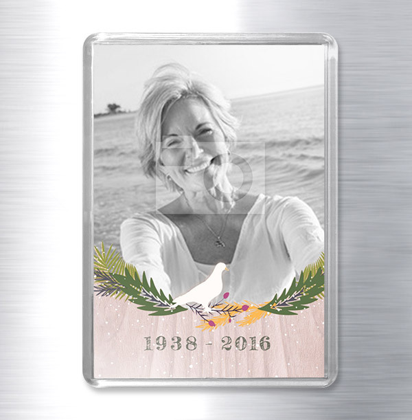 Personalised Joyful Memorial Fridge Magnet