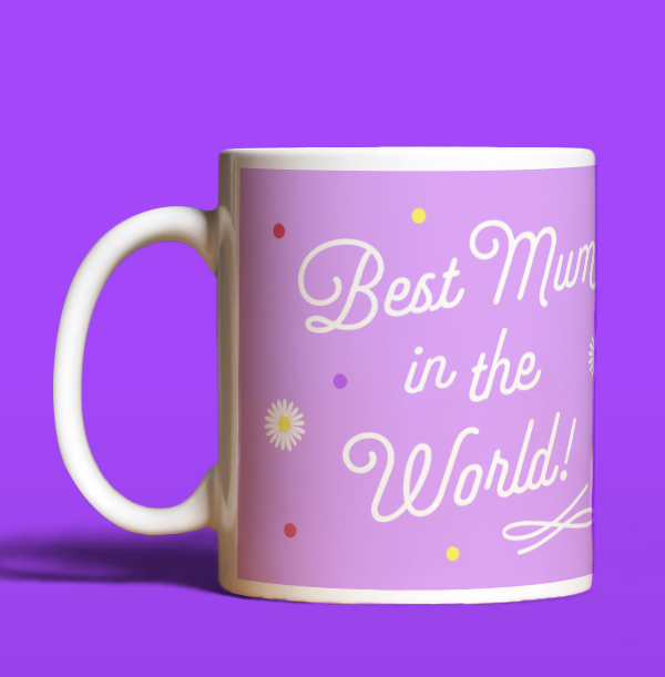 Best Mum In The World Photo Upload Mug