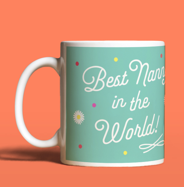 Best Nanny In The World Photo Upload Mug