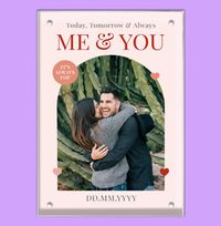 Tap to view Anniversary Me & You Acrylic Photo Block