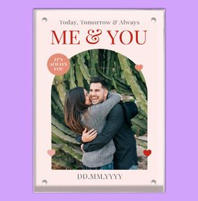 Photo of Anniversary Me & You Acrylic Photo Block