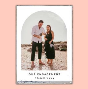 Photo of Our Engagement Acrylic Photo Block
