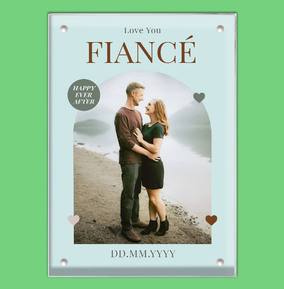 Fiancé Acrylic Photo Block