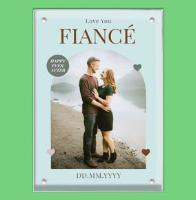Photo of Fiancé Acrylic Photo Block
