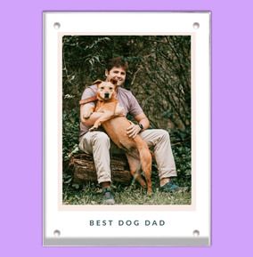 Photo of Best Dog Dad Acrylic Photo Block
