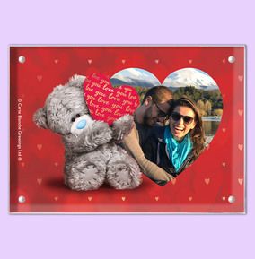 Tap to view Me To You Love Heart Personalised Photo Block